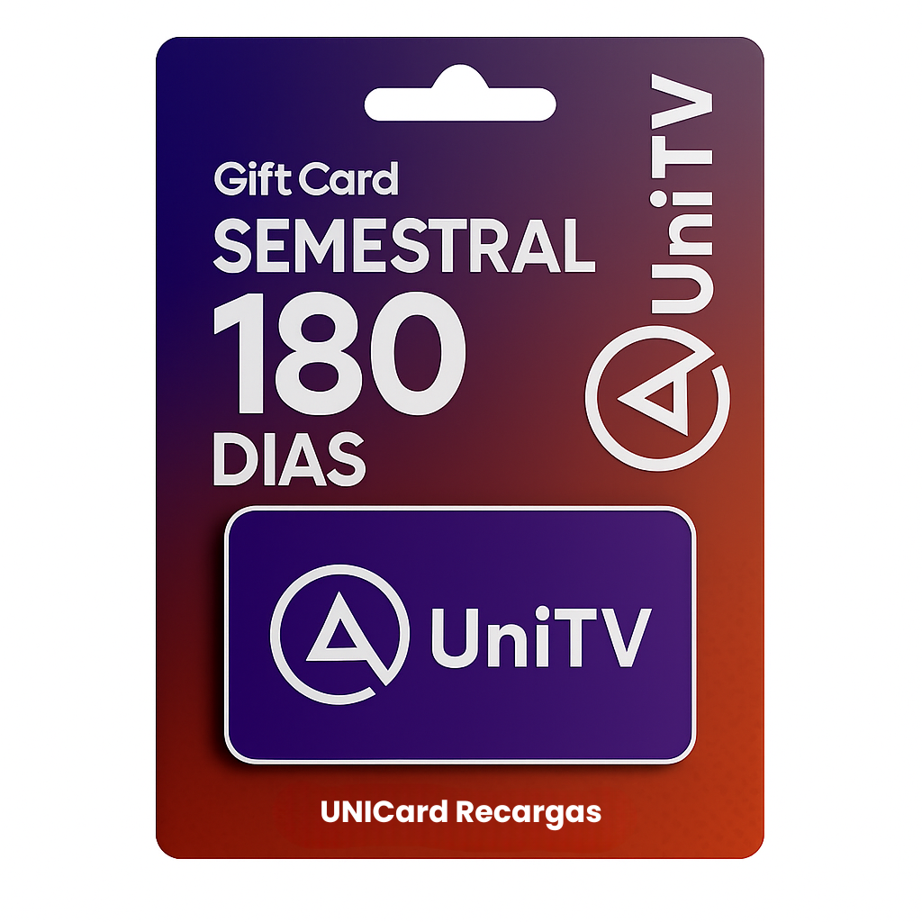 UniTv | 180 dias Recarga